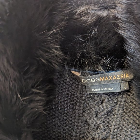 BCBG MaxAzria Wool & Fur Vest - Picture 3 of 3